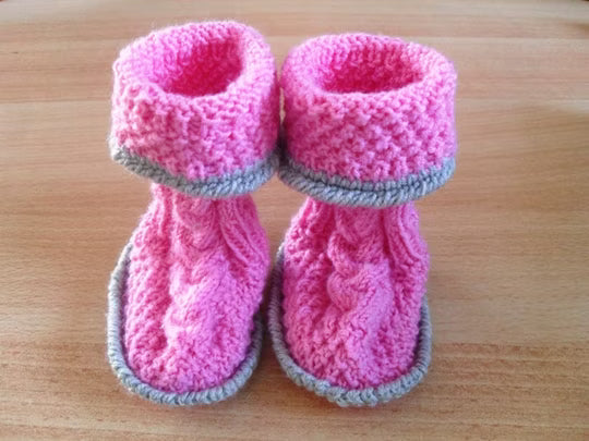 Babyschuhe aus Katia Baby Merino