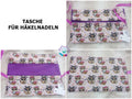 Tasche für Häkelnadeln, Häkelnadeltasche, Projekttasche Nr. 2
