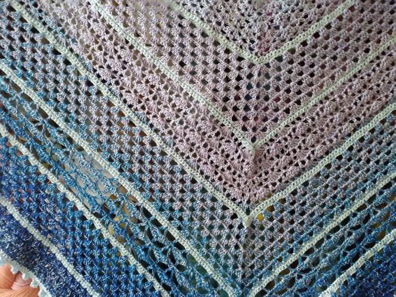 Anleitung für das Tuch Muschelvariationen