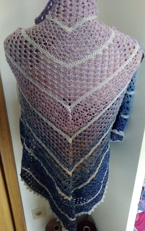 Anleitung für das Tuch Muschelvariationen