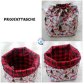 Bobbeltasche, Wolltasche, Projekttasche zum Schließen Nr. 1