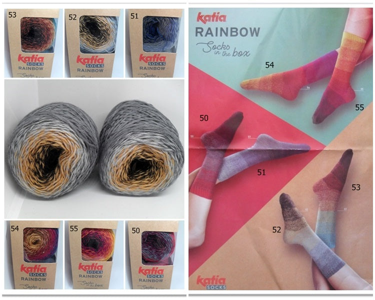 Rainbow Socks, 4-fach Sockenwolle