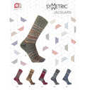 Jacquard Symmetric Socks, 6-fach Sockenwolle