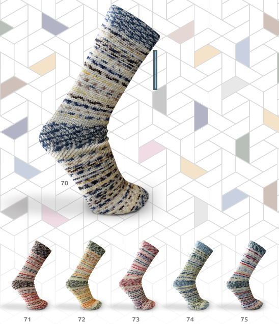 Easy Greek Socks, 6-fach Sockenwolle