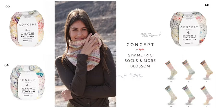 Blossom Symmetric Socks